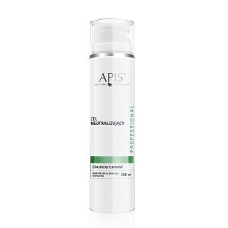 Neutraliserende verkoelende gel Apis 200 ml voor huidcomfort na intensieve of specifieke salonbehandeling in de salon