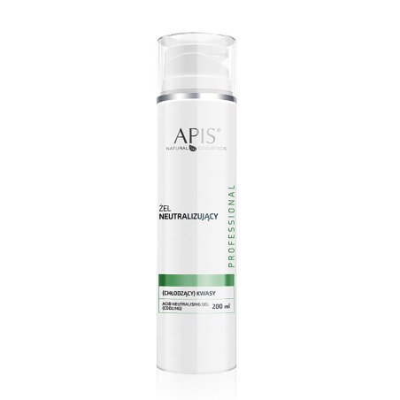 Neutraliserende verkoelende gel Apis 200 ml voor huidcomfort na intensieve of specifieke salonbehandeling in de salon