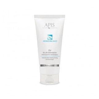 Intensief hydraterende ultrasoongel Apis Hydro Balance 200 ml voor droge huid en professionele apparaatbehandelingen