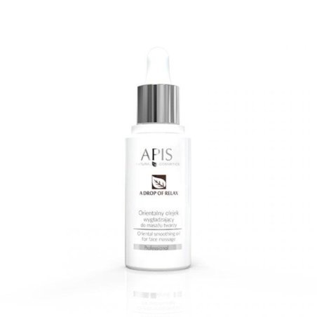 Oosterse gezichtsmassageolie Apis A Drop of Relaxation 30 ml voor droge normale en vermoeide huid in salon en spa