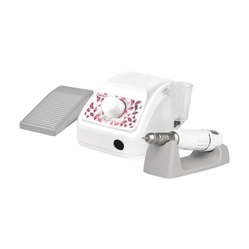 Professionele nagelfrees Saeyang Marathon Mighty White + SH20N 45W 30000 rpm voor manicure pedicure in nagelsalon