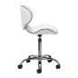 Professionele cosmetische kruk Gabbiano Q-4599 wit voor beauty-, pedicure- en stylingbehandelingen in de salon