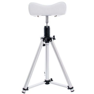 Professionele aluminium voetsteun voor pedicure Azzurro 301 met kantelbare steun en hoogteverstelling voor salons