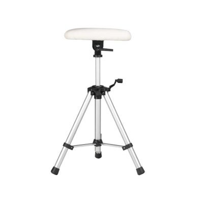 Professionele aluminium voetsteun voor pedicure Azzurro 301 met kantelbare steun en hoogteverstelling voor salons