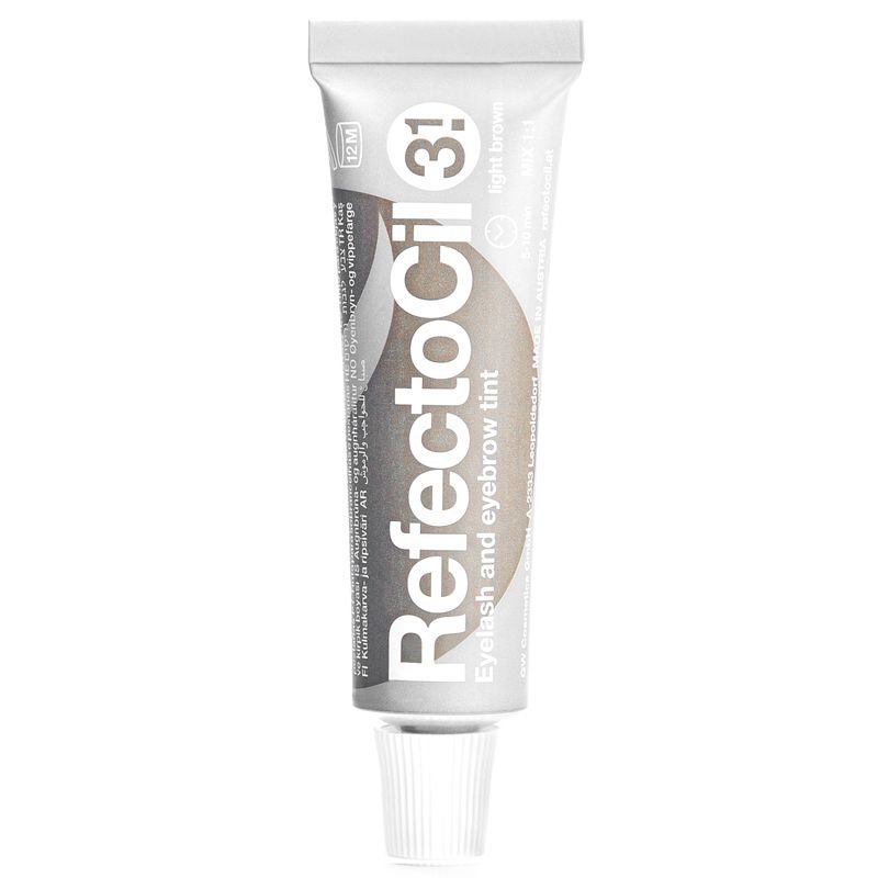 Gelhenna voor wenkbrauwen en wimpers Refectocil 3.1 lichtbruin 15 ml voor professionele salonkleuring met zachte tint Gelhenna voor wenkbrauwen en wimpers Refectocil 3.1 lichtbruin 15 ml voor professionele salonkleuring met zachte tint