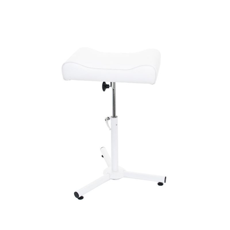 Breed verstelbare pedicurevoetsteun met kantelbare steun voor professionele voetbehandelingen in salon en podologiepraktijk Breed verstelbare pedicurevoetsteun met kantelbare steun voor professionele voetbehandelingen in salon en podologiepraktijk
