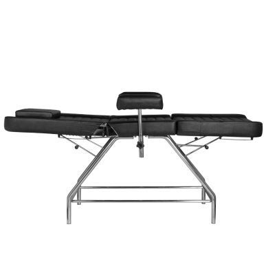 Professionele tattoostoel Pro Ink 602 zwart, verstelbaar voor tattoo, permanente make-up en precisiebehandelingen