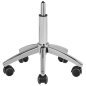 Professionele cosmetische kruk AM-304 zwart met afneembare rugleuning en rubberen wielen voor schoonheidssalon en pedicure