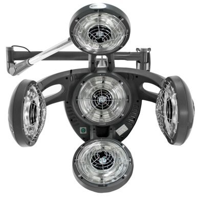 Hangende infrazone Gabbiano GD-505W grijs voor kleuren, permanenten, ontkleuren en verzorgende haarbehandelingen