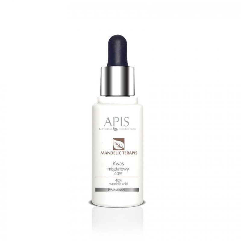 Amandelzuur 40% peeling Apis Mandelic Terapis 30 ml voor exfoliatie, huidverfijning en professionele salonbehandelingen