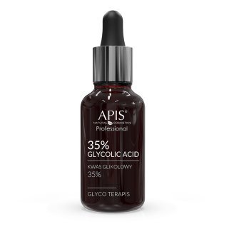 Glycolzuur 35% exfoliërend preparaat Apis Glyco Terapis 30 ml voor professionele exfoliatie en gladmaken van acnelittekens