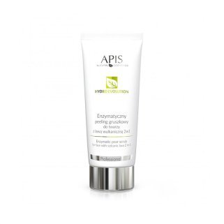 Enzymatische perenpeeling Apis Hydro Evolution 200 ml 2-in-1 voor huidreiniging, gladmaking en verheldering voor salons