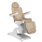 Elektrische behandelstoel Azzurro 870 3 Strong cappuccino voor gezichts-, lichaams-, spa- en beautybehandelingen