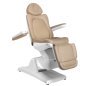 Elektrische behandelstoel Azzurro 870 3 Strong cappuccino voor gezichts-, lichaams-, spa- en beautybehandelingen