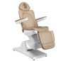 Elektrische behandelstoel Azzurro 870 3 Strong cappuccino voor gezichts-, lichaams-, spa- en beautybehandelingen