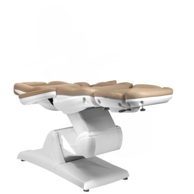Elektrische behandelstoel Azzurro 870 3 Strong cappuccino voor gezichts-, lichaams-, spa- en beautybehandelingen