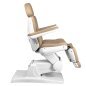 Elektrische behandelstoel Azzurro 870 3 Strong cappuccino voor gezichts-, lichaams-, spa- en beautybehandelingen