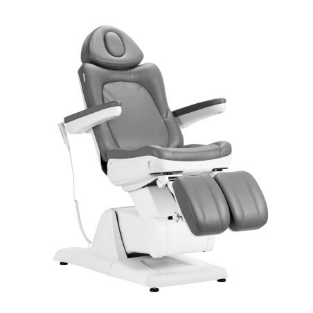 Elektrische podologiestoel Azzurro 870S Pedi 3 Strong grijs voor professionele pedicure en voetbehandelingen in salons