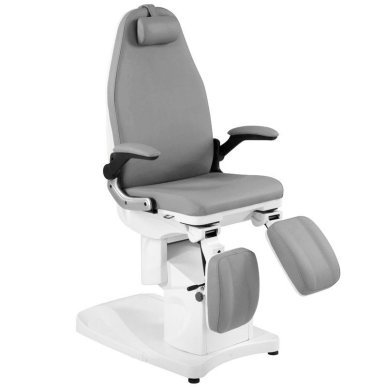 Elektrische podologiestoel Azzurro 709A 3 Strong grijs voor professionele podologie, pedicure en cosmetische behandelingen