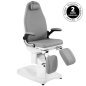 Elektrische podologiestoel Azzurro 709A 3 Strong grijs voor professionele podologie, pedicure en cosmetische behandelingen