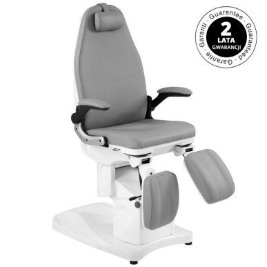Elektrische podologiestoel Azzurro 709A 3 Strong grijs voor professionele podologie, pedicure en cosmetische behandelingen