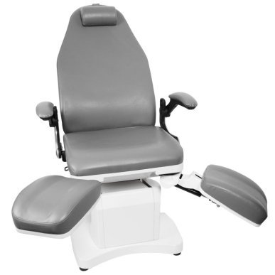 Elektrische podologiestoel Azzurro 709A 3 Strong grijs voor professionele podologie, pedicure en cosmetische behandelingen
