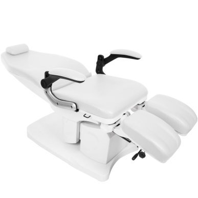 Elektrische podologiestoel Azzurro 709A 3 Strong wit voor professionele podologie, pedicure en beautybehandelingen