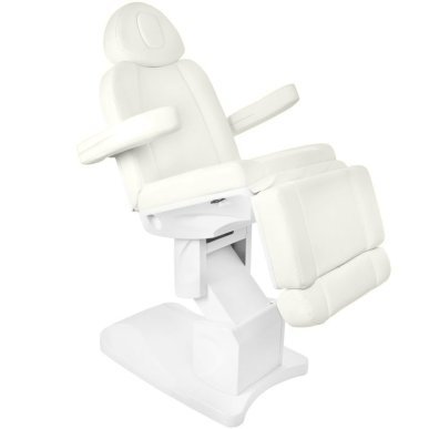 Elektrische behandelstoel Azzurro 708A 4 Strong wit voor gezichts- en lichaamsbehandelingen in professionele salons