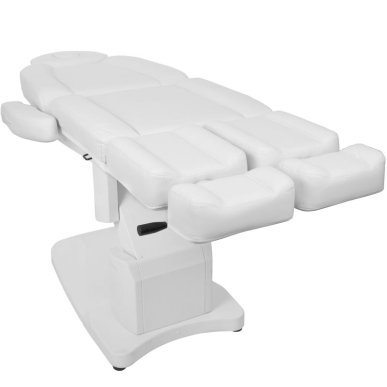 Professionele elektrische podologiestoel Azzurro 708AS Pedi 3 Strong wit voor pedicure en salonbehandelingen