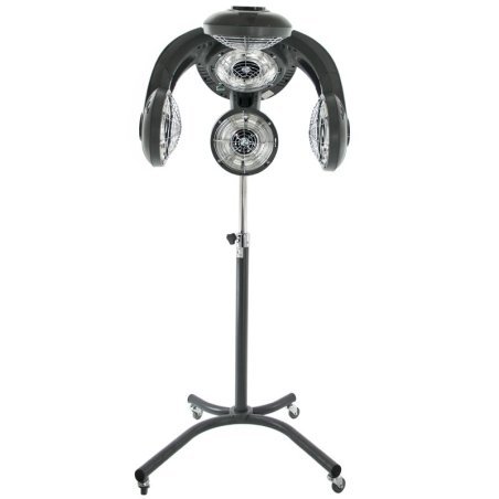 Staande infrazon Gabbiano GL-505S grijs, professionele warmte voor kleuren, ontkleuren, verzorgen, drogen en permanent stylen