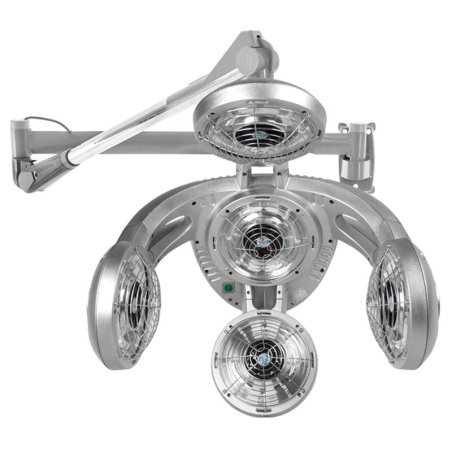 Professionele hangende infrazon Gabbiano GD-505W zilver voor kleur-, verzorgings- en warmtebehandelingen in kapsalons