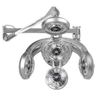 Professionele hangende infrazon Gabbiano GD-505W zilver voor kleur-, verzorgings- en warmtebehandelingen in kapsalons