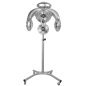 Staande infrazon Gabbiano GL-505S zilver met digitaal display voor kleur-, verzorgings- en stylingbehandelingen Staande infrazon Gabbiano GL-505S zilver met digitaal display voor kleur-, verzorgings- en stylingbehandelingen