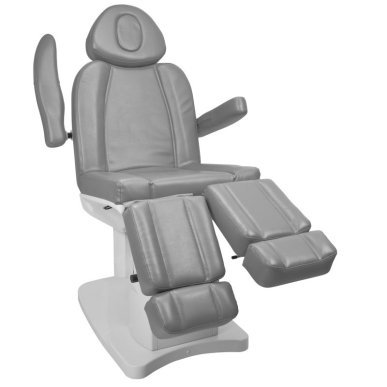 Elektrische pedicurestoel Azzurro 708AS Pedi grijs met 3 motoren voor professionele pedicure en voetbehandelingen