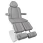 Elektrische pedicurestoel Azzurro 708AS Pedi grijs met 3 motoren voor professionele pedicure en voetbehandelingen