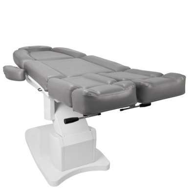 Elektrische pedicurestoel Azzurro 708AS Pedi grijs met 3 motoren voor professionele pedicure en voetbehandelingen