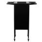 Professionele kappers trolley Gabbiano Deluxe 500 zwart voor salonorganisatie en het opbergen van tools en accessoires Professionele kappers trolley Gabbiano Deluxe 500 zwart voor salonorganisatie en het opbergen van tools en accessoires