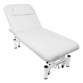 Elektrische massagetafel Azzurro 684 wit met 1 motor voor massage, lichaamsbehandelingen, spa en wellness in de salon