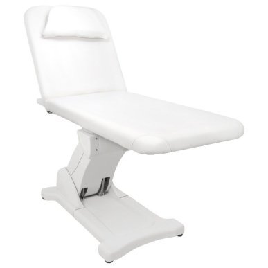 Elektrische massagetafel Azzurro 808 wit met 2 motoren voor massage, body treatments en cosmetische lichaamsbehandelingen