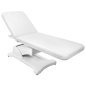 Elektrische massagetafel Azzurro 808 wit met 2 motoren voor massage, body treatments en cosmetische lichaamsbehandelingen