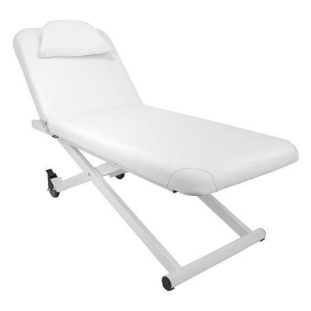Elektrische massagetafel Azzurro 329E wit, 1 motor, 2-delig, voor massage, wellness en cosmetische behandelingen