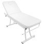 Professionele massagetafel Azzurro 328 wit 2-delige behandelbank met gezichtsopening en papierrolhouder voor salon Professionele massagetafel Azzurro 328 wit 2-delige behandelbank met gezichtsopening en papierrolhouder voor salon