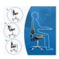 Professionele cosmetische kruk Giovanni 1025 zwart met rugleuning voor manicure, pedicure en ergonomisch salonwerk Professionele cosmetische kruk Giovanni 1025 zwart met rugleuning voor manicure, pedicure en ergonomisch salonwerk