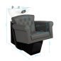 Professionele barber wasunit Gabbiano Berlin grijs-zwart voor haarwassen, baardverzorging, barbershop en salon Professionele barber wasunit Gabbiano Berlin grijs-zwart voor haarwassen, baardverzorging, barbershop en salon