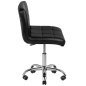 Professionele cosmetische stoel A-5299 zwart met hoogteverstelling, rubberen wielen en eco-leer voor salon en werkstation Professionele cosmetische stoel A-5299 zwart met hoogteverstelling, rubberen wielen en eco-leer voor salon en werkstation