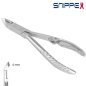 Nagelriemtang Snippex 10 cm met snijvlak van 4 mm voor nauwkeurige manicure, pedicure en professionele nagelverzorging