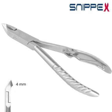 Nagelriemtang Snippex 10 cm met snijvlak van 4 mm voor nauwkeurige manicure, pedicure en professionele nagelverzorging