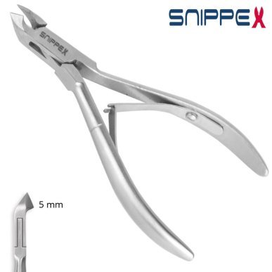 Nagelriemtang B Snippex 10 cm met snijvlak van 4 mm voor nauwkeurige manicure, pedicure en nagelriemverzorging