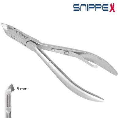 Nagelriemtang Snippex 9 cm met snijvlak van 5 mm voor professioneel gebruik bij manicure, pedicure en nagelriemverzorging