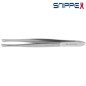 Schuin pincet Snippex 8 cm van roestvrij staal voor precieze wenkbrauwcorrectie en professionele ontharing